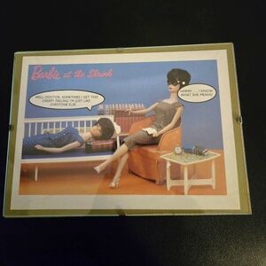 Barbie at the Shrink Art Print